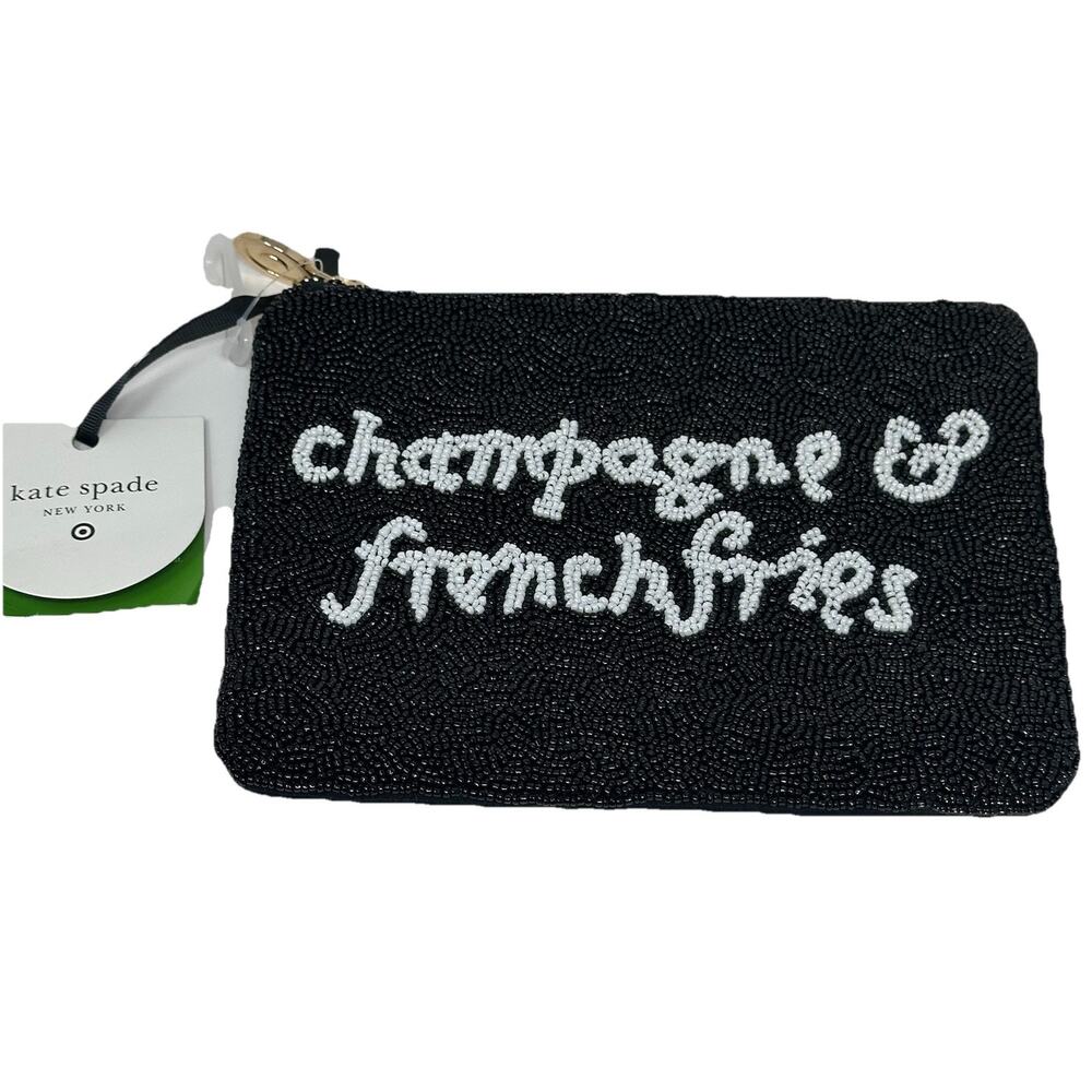 New Champagne & French Fries Beaded Clutch - Kate Spade NY x Target